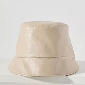 NWT Faux Leather Bucket Hat
